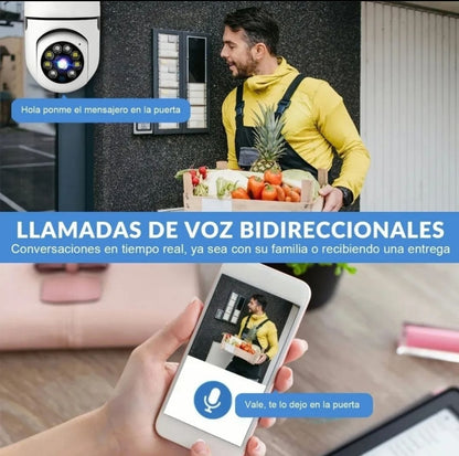 Foco Camara Wifi PTZ - Metacompras