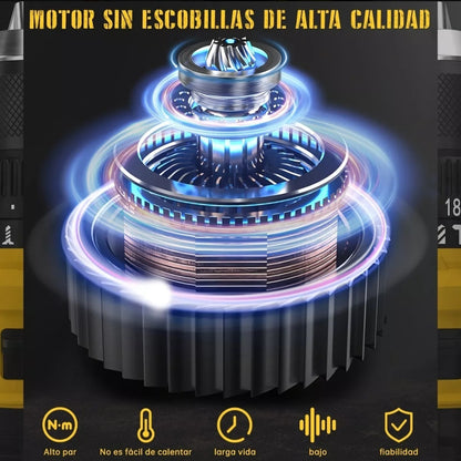 Taladro Rotomartillo Inalambrico 4.0 Ah - Metacompras
